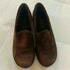 Bandolino Women's Brown Suede Leather Loafer Flat Size 8